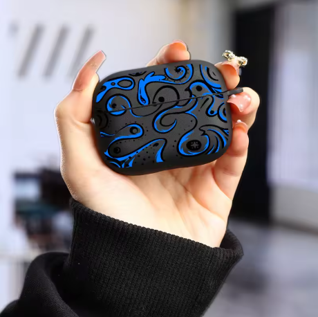 Husa pentru Airpods Pro albastru/negru