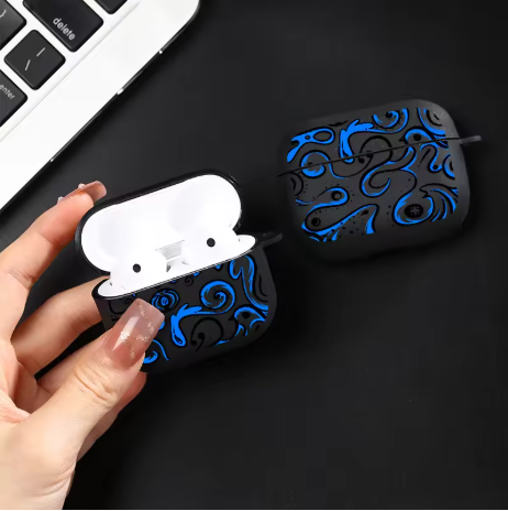Husa pentru Airpods Pro albastru/negru
